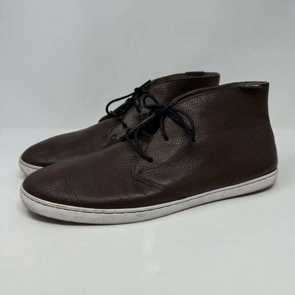 Cole Haan Mens 13 Pinch Weekender Chukka Boots Lace Up Leather Shoe Brown C20844 - Picture 1 of 8